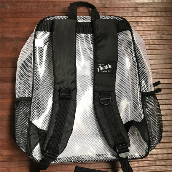austin trading co clear backpack